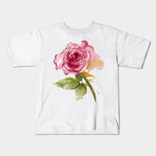 Pink Rose 2 Kids T-Shirt